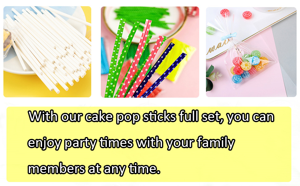 printed paper lollipop sticks