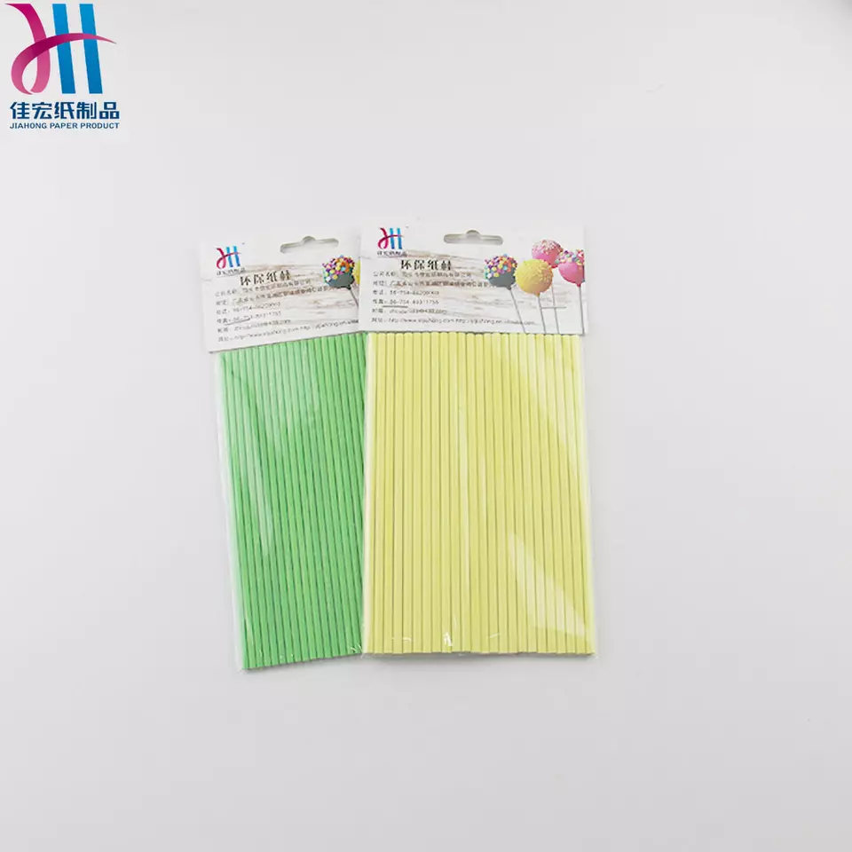 Bâtonnets de papier colorés ODM Cake Pops