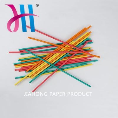 Fournisseurs jetables de bâtons de papier de ballon multicolores 5.0 * 260mm

